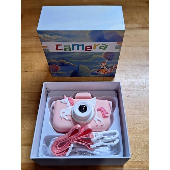 Goopow Kids Digital Camera, 32gb SD Card Included, Soft Silicone Cover, Age 3+ - Picture 1 of 16